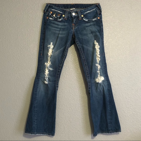 True Religion Bootcut Size 26 Distress - Picture 5 of 5
